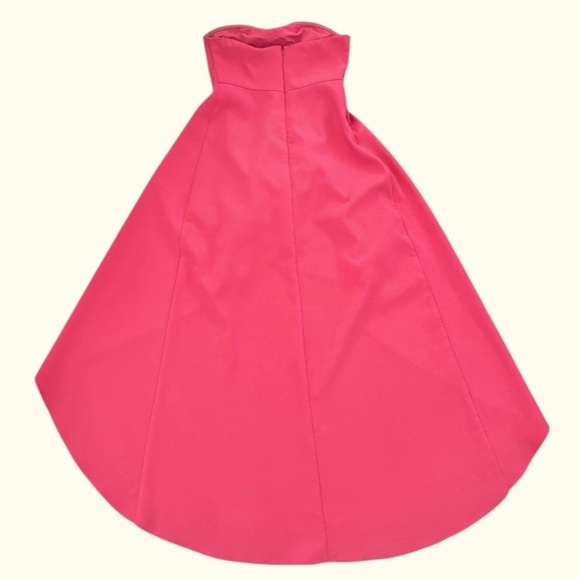 LIKELY High Low Maxi Strapless Sweetheart Neckline Lovelle Dress Gown, Pink, 8 - Picture 4 of 14